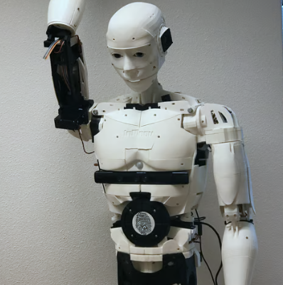 InMoov robot parts and assembly