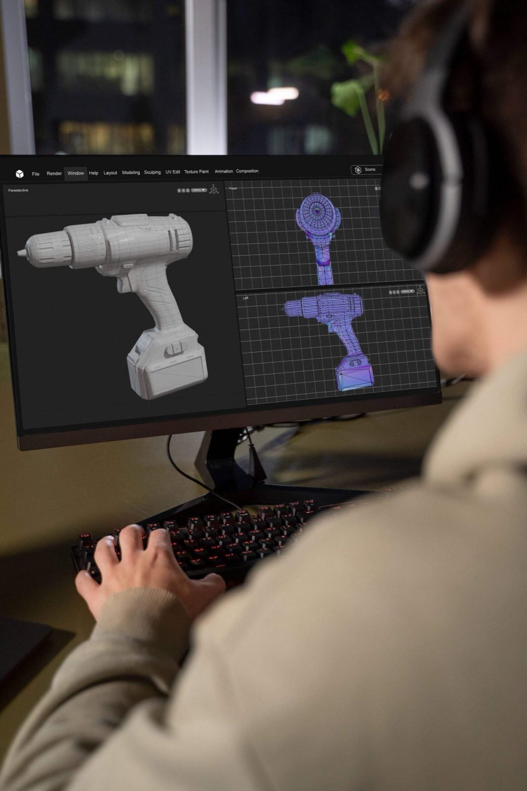 Reverse engineering from a 3D scan