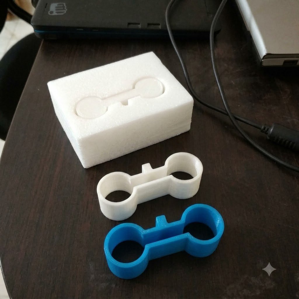 Vacuum-cast polyurethane parts from a silicone mould