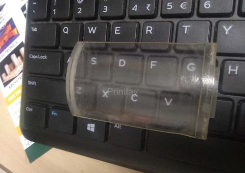 Transparent 3D printed part 3